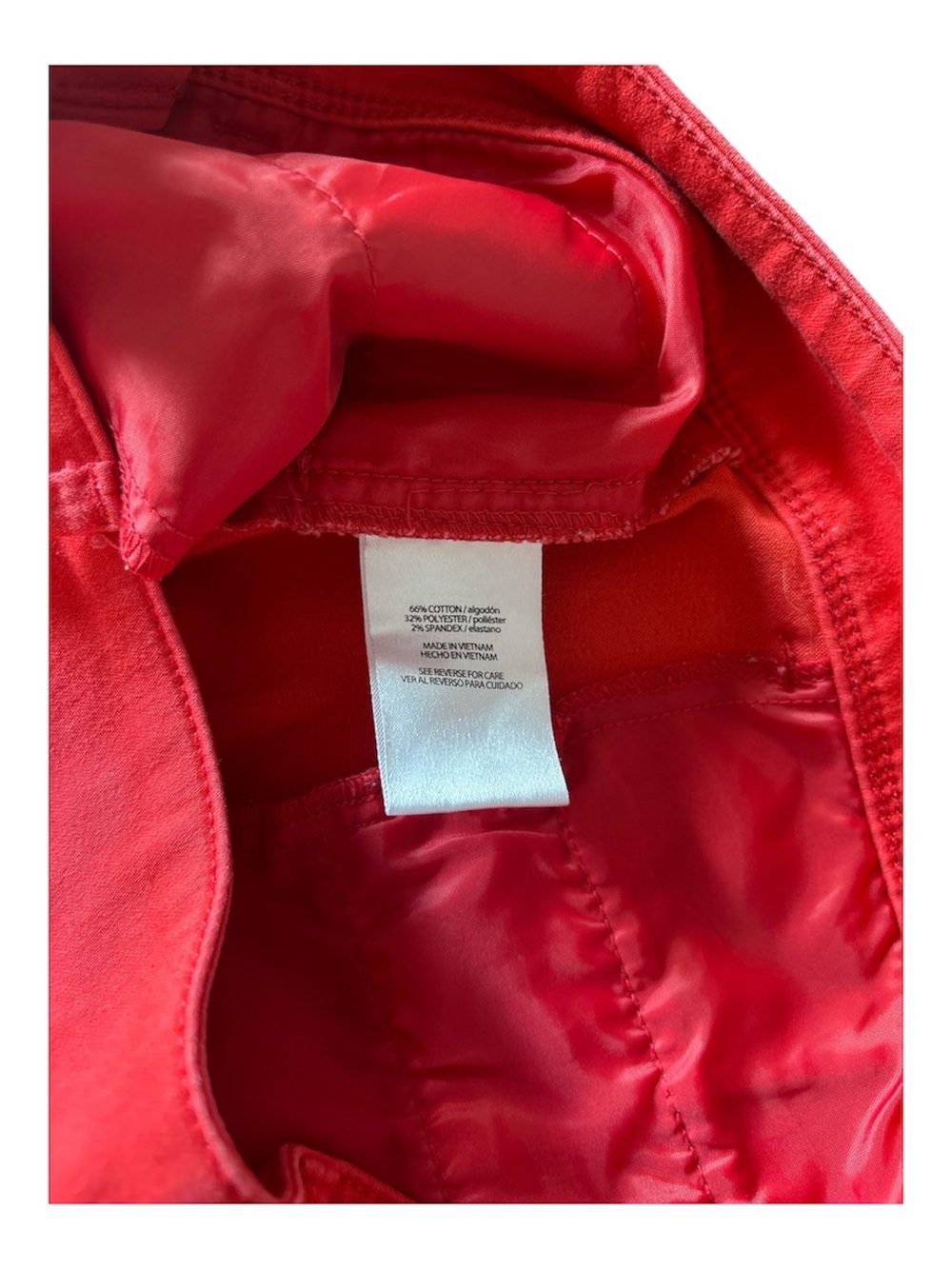 The Limited High-Waist Red Women's Shorts - Picture 5 of 5